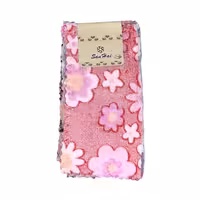 دستمال 30*30 پولیشی گلدار 6 عددی