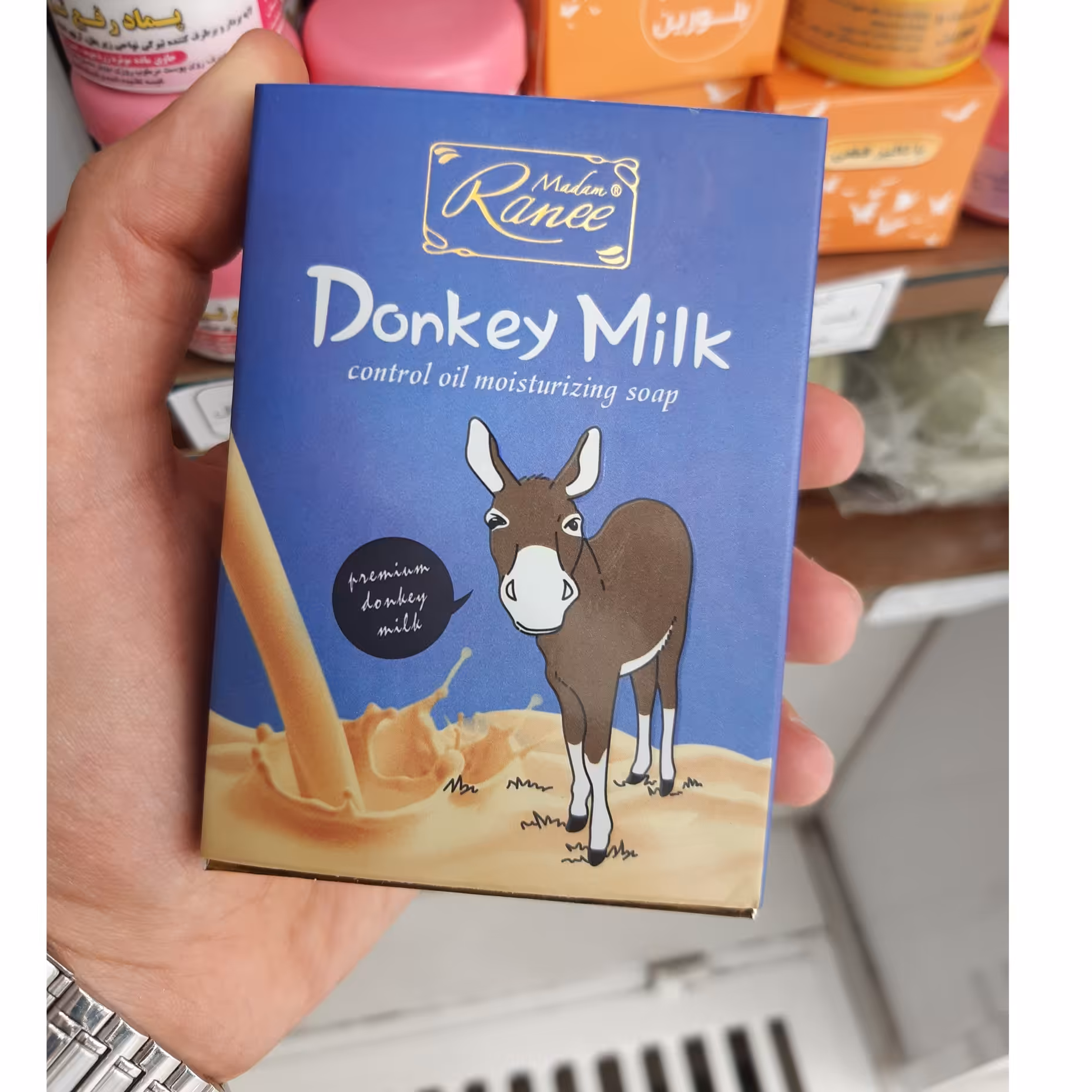 صابون شیر الاغ اصل سفید کننده پوست (خارجی) 