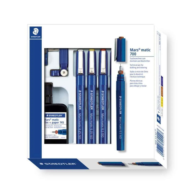 مجموعه مداد طراحی فنی استدلر Staedtler مدل Mars Matic 700