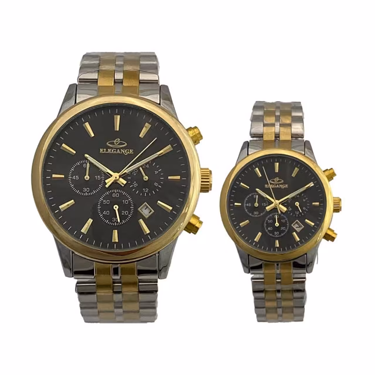 ست ساعت مچی زنانه و مردانه الگانس مدل WS-EMML36904 سه موتوره