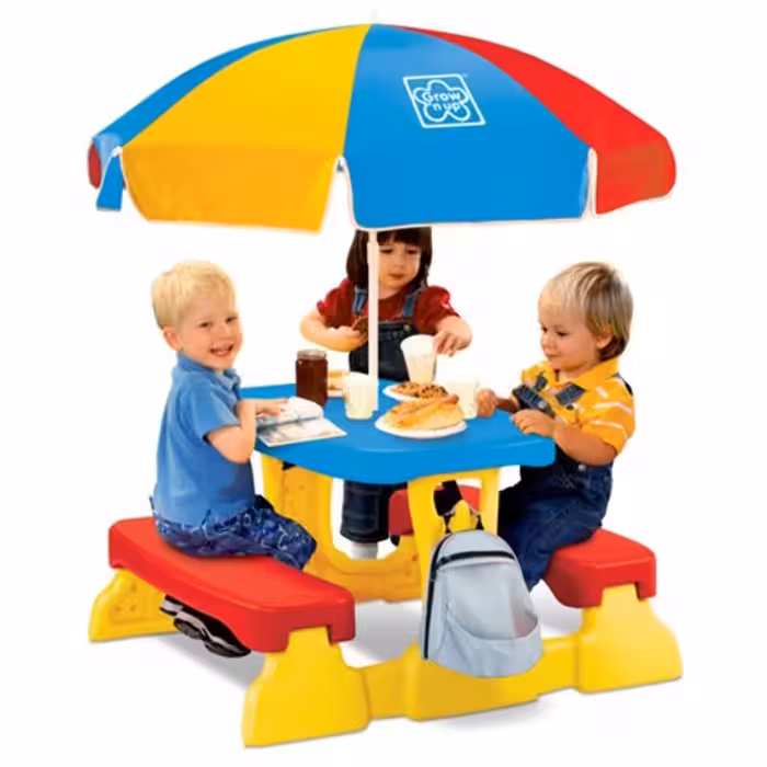 نیمکت پیک نیک با چتر grown up 30168