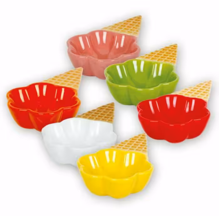 بستنی خوری سرامیکی طرح بستنی باریز