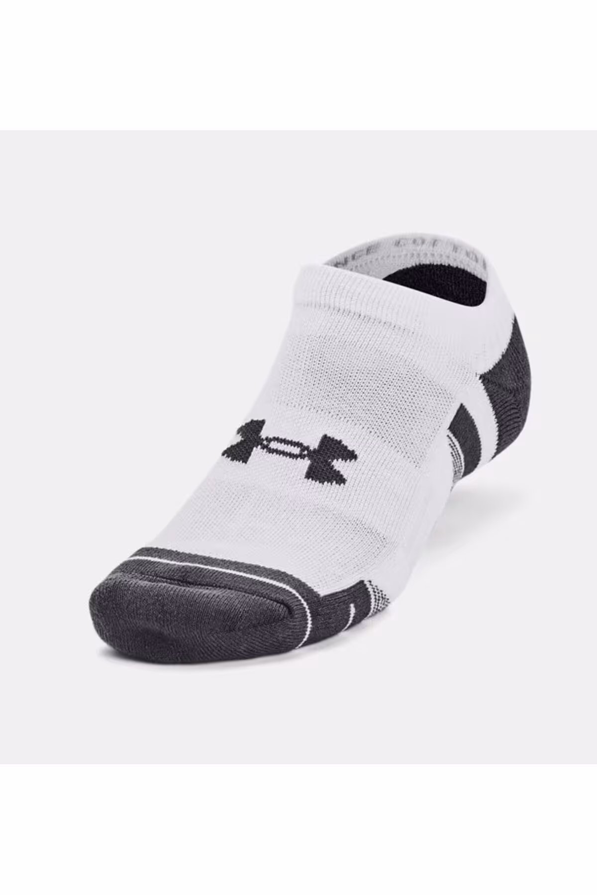 جوراب ورزشی سفید مردانه و زنانه عملکرد UA پنبه 3 بسته بدون نمایش 100 Under Armour