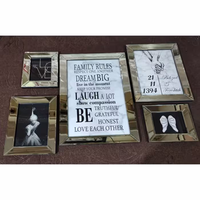 تابلو مدرن قاب آینه کد 7 گروه تولیدی بکلیت