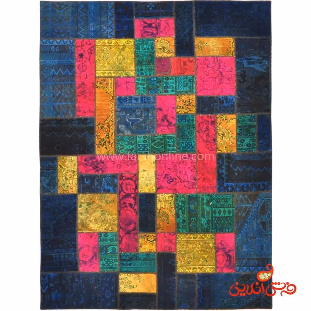فرش دستباف کلاژ کد 5120