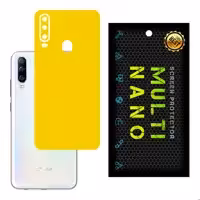 برچسب پوششی MultiNano مدل X-F1M-Yellow برای پشت موبایل جی ال ایکس  Luxe Shahin 2