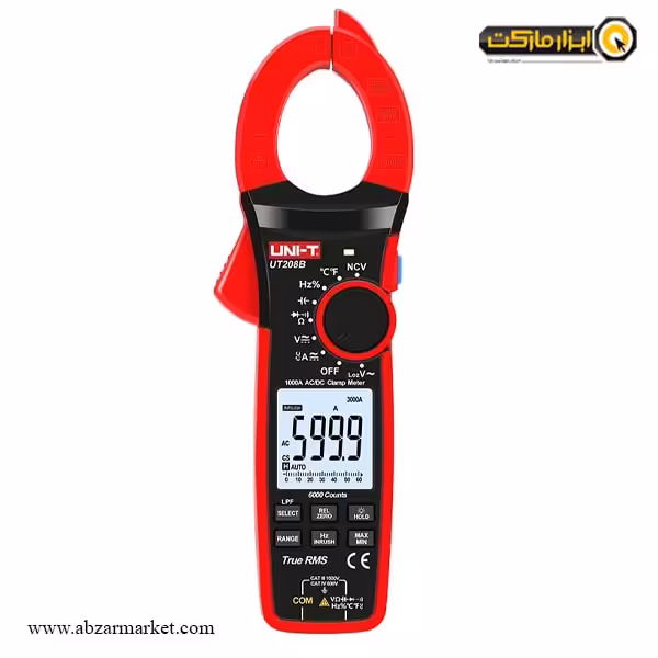 آمپرمتر کلمپی یونیتی مدل UT208B