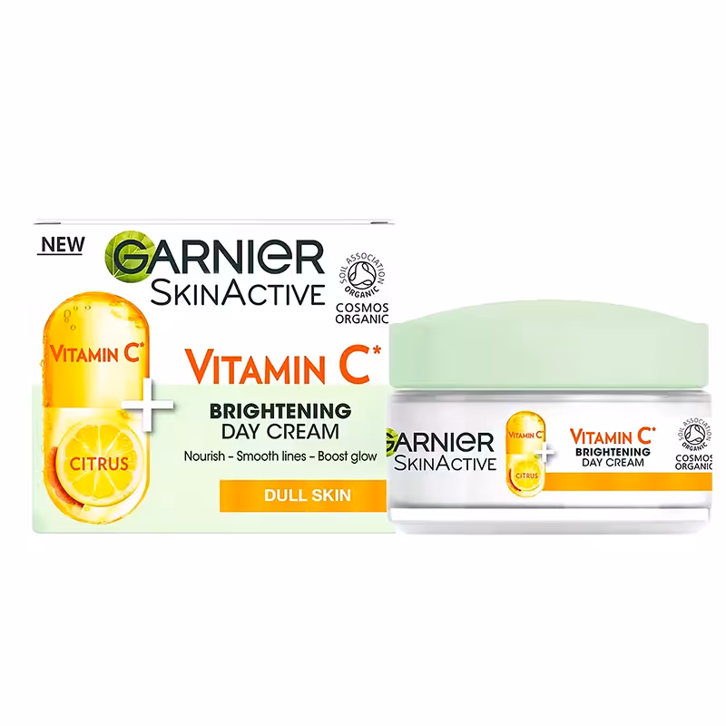 کرم روز ویتامین سی گارنیر Garnier درخشان کننده و آبرسان حجم 50 میل