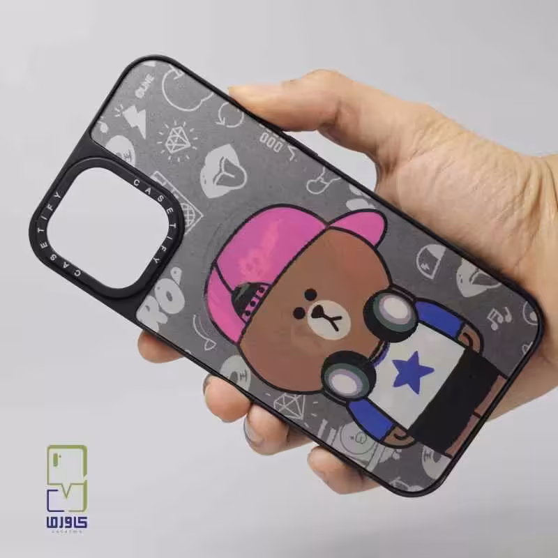 گارد آیفون 13 پرو مکس متغیر خرس و خرگوش | دو استایل در یک قاب