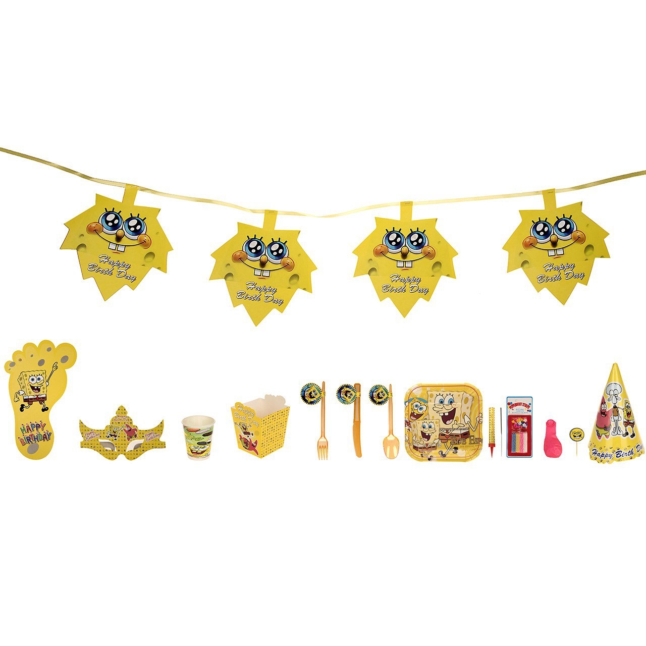 پک تولد مدل Sponge Bob