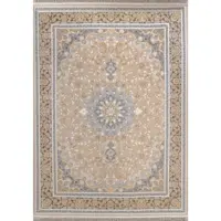 فرش ماشینی افرند 1200 شانه زمینه نقره ای کد 2255 (دوازده متری)