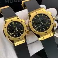 ساعت ست هابلوت بند رابر مشکی