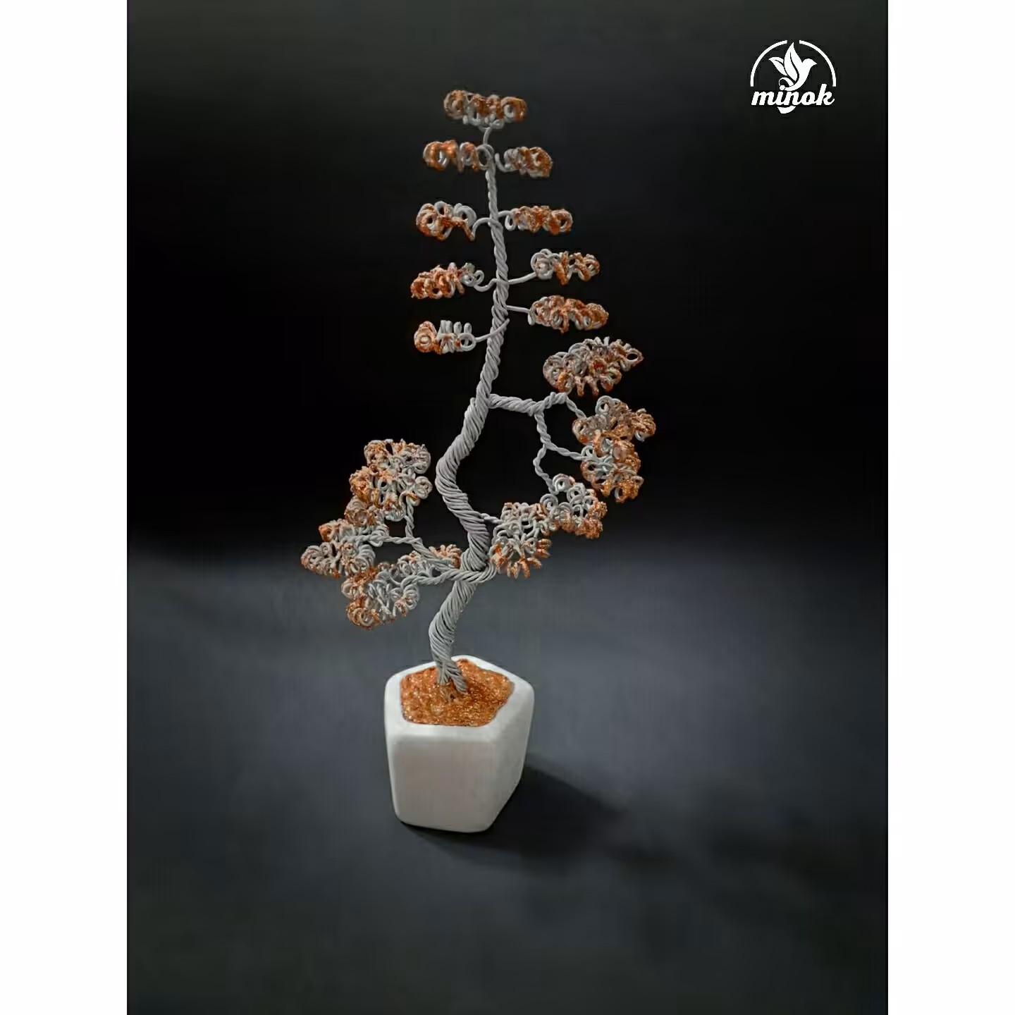 ..درختچه سیمی تزئینی مجسمه سیمی