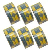 چسب نواری پهن (5 سانتی) روبیکس RUBIX . مجموعه 6عددی- 90 یاردی (81 متری)