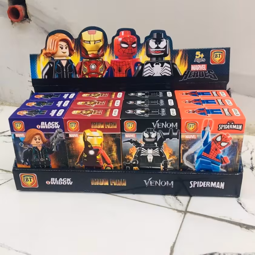 لگو شخصیت های قهرمانی مارول و انتقال جویان (قیمت  هر عدد)