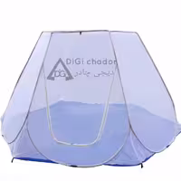 پشه بند فنری شش ضلعی 16 الی18 نفره فنری کف ضخیم 6 ضلعی دیجی چادر