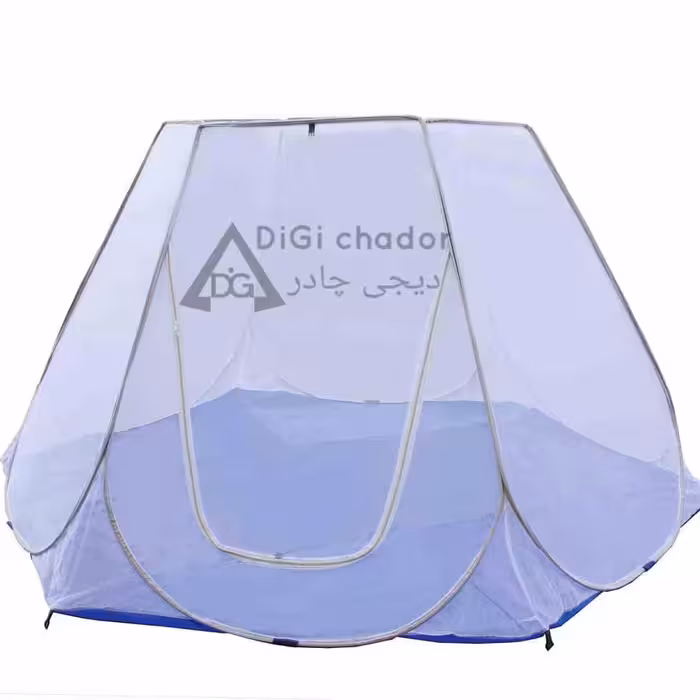 پشه بند فنری شش ضلعی 16 الی18 نفره فنری کف ضخیم 6 ضلعی دیجی چادر