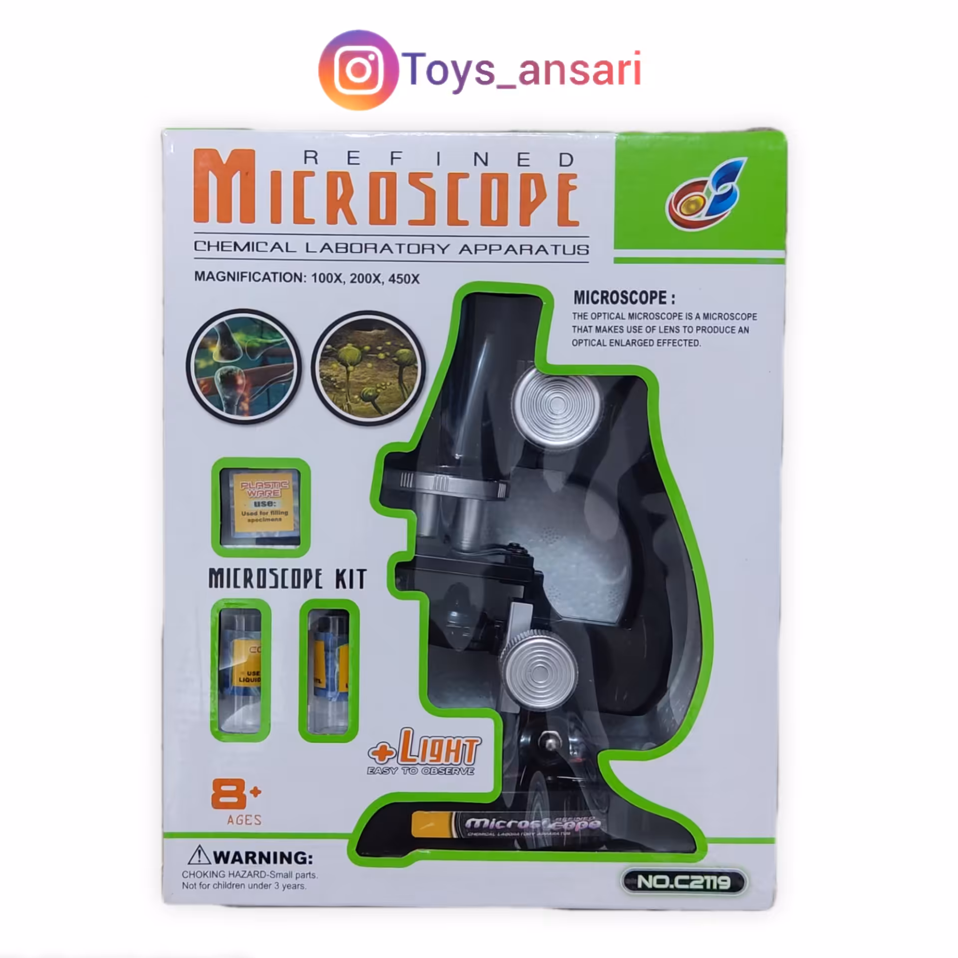 میکروسکوپ باطری خور