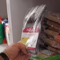 چنگال 24 عددی رنگ نقره ای