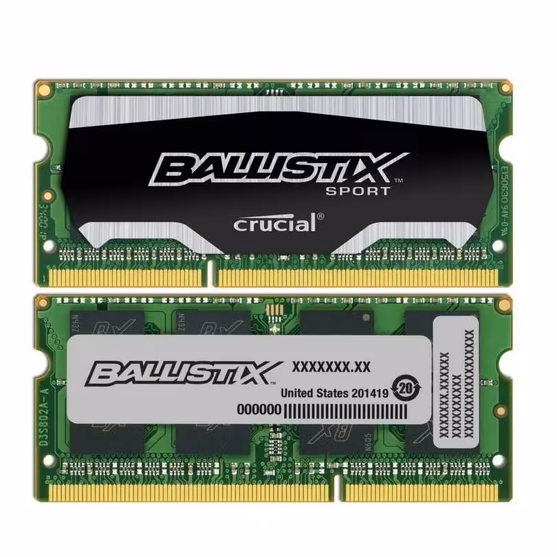 رم لپ تاپ کروشیال بالیستیکس اسپورت 16 گیگابایت با فرکانس 1600 مگاهرتز