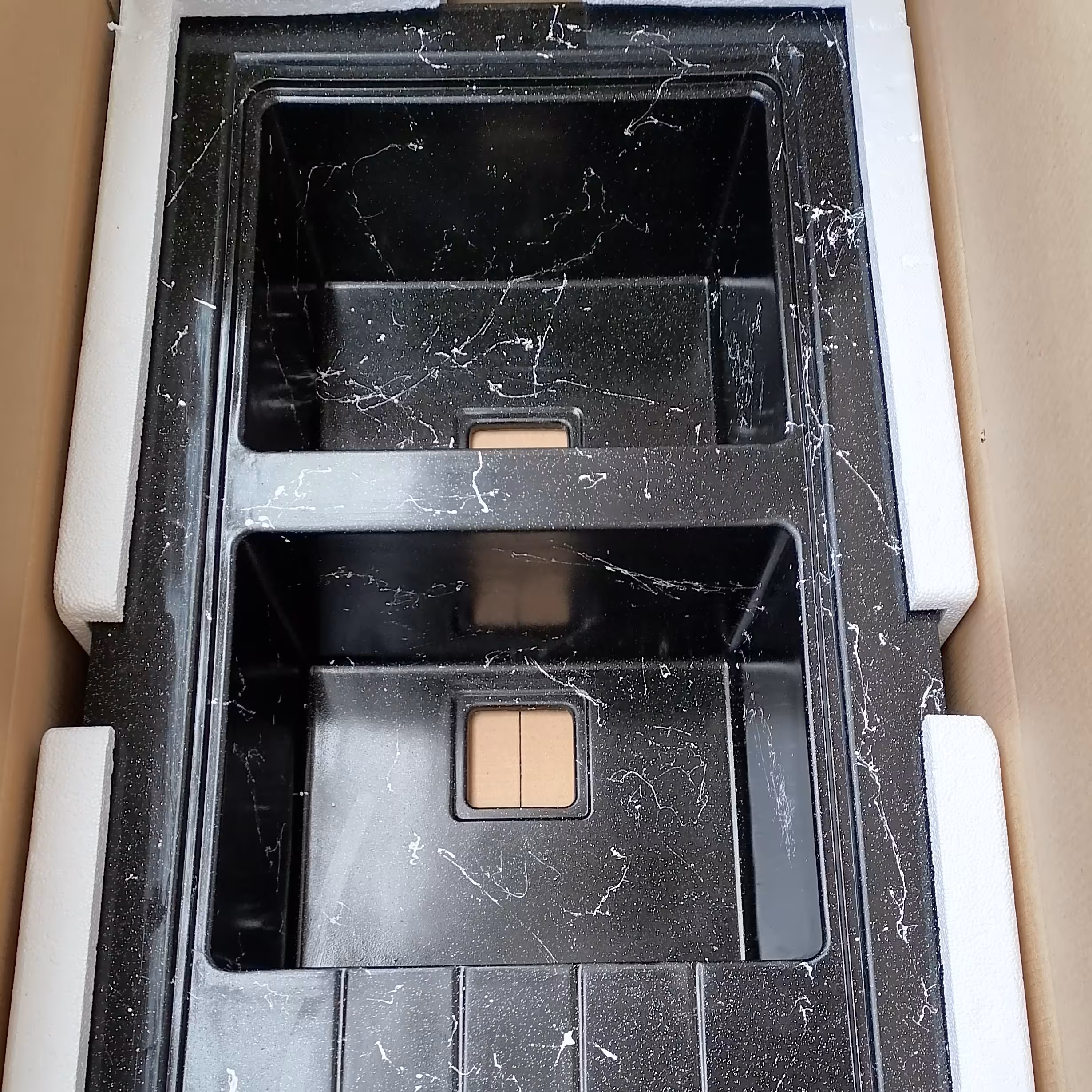 سینک  ظرفشویی روکار گرانیتی با عمق لگن 22محصول جدید پس کرایه