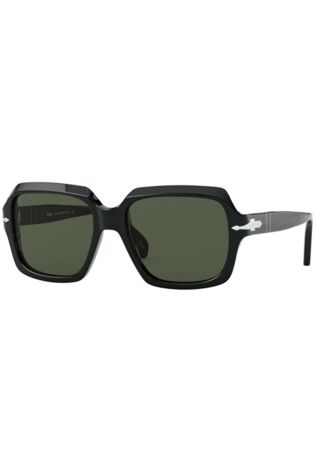 عینک آفتابی مشکی زنانه سیاه Po0581s 95 31 اورجینال Persol