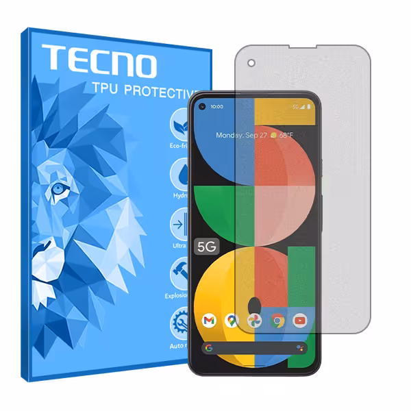 گلس گوگل Pixel 5a 5G مدل هیدروژلی مات برند تکنو کد S