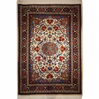 فرش دستبافت دو متری طرح گل بیجار کد 249