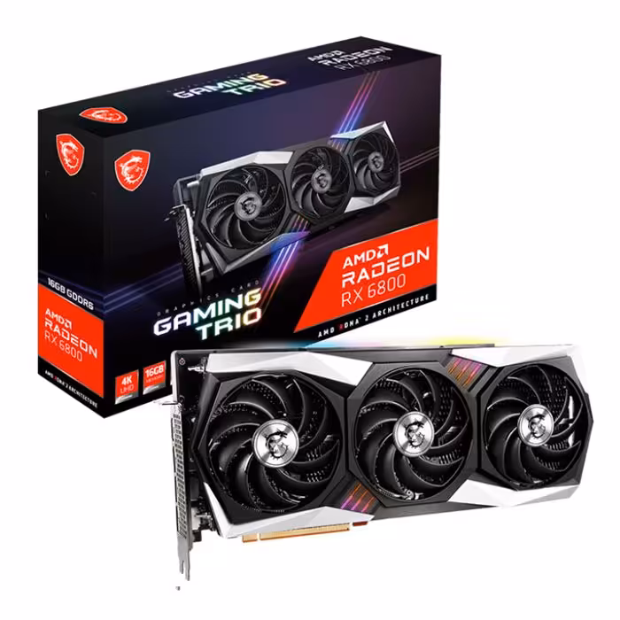 کارت گرافیک ام اس آی مدل Radeon RX 6800 GAMING TRIO 16G