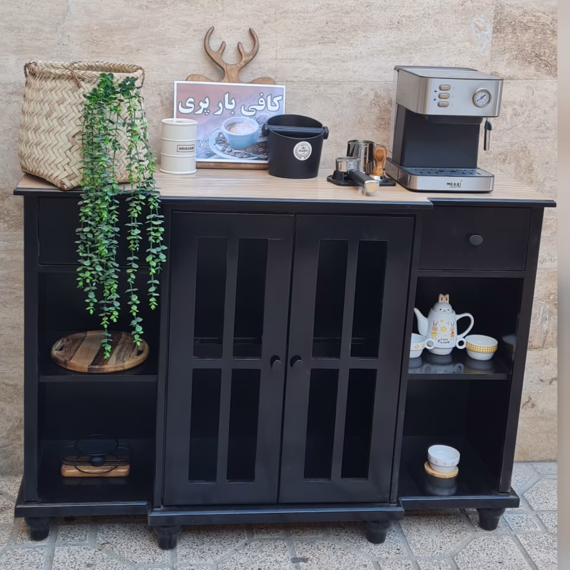 کافی بار  ترولی کافیبار میزبار کنسول