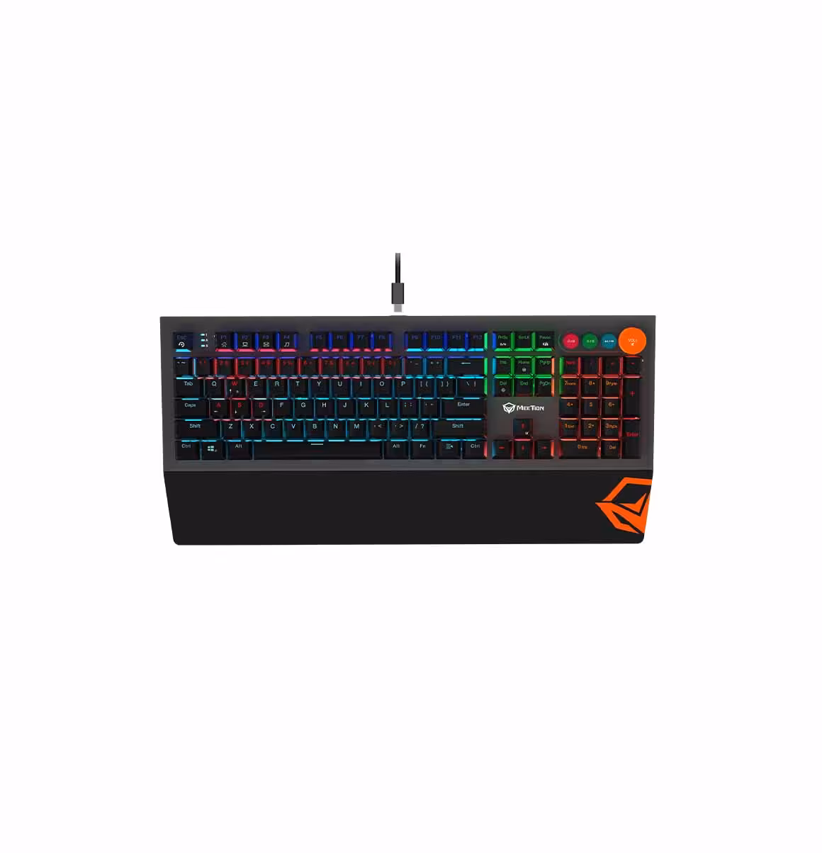 خرید کیبورد میشن Keyboard Gaming MeeTion RGB Mechanical MK500 با بهترین قیمت