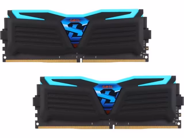 رم کامپیوتر 32 گیگابایت DDR4 دو کاناله 2400 مگاهرتز گیل SUPER LUCE