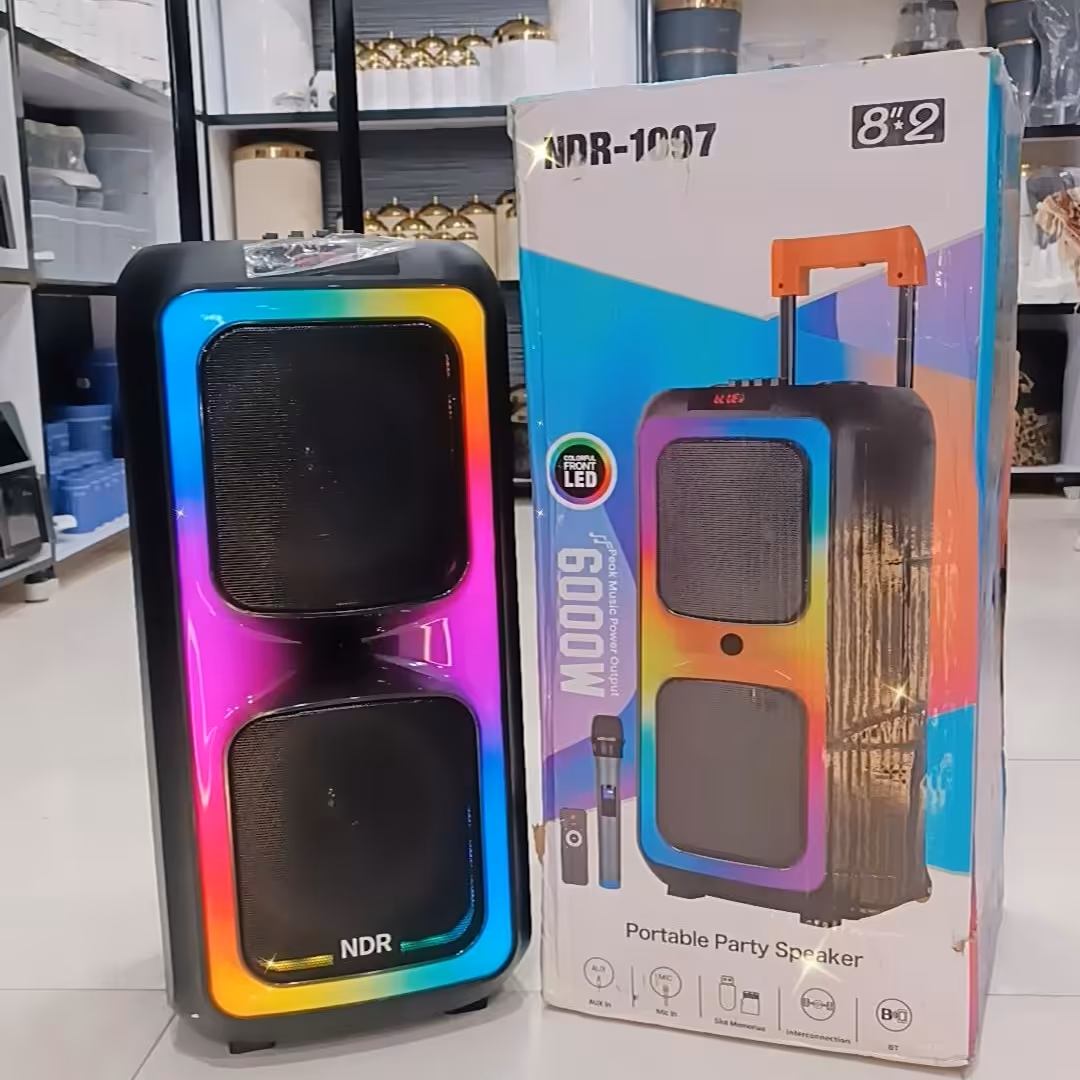 اسپیکر دیجی دار چمدانی قابل حمل اسان