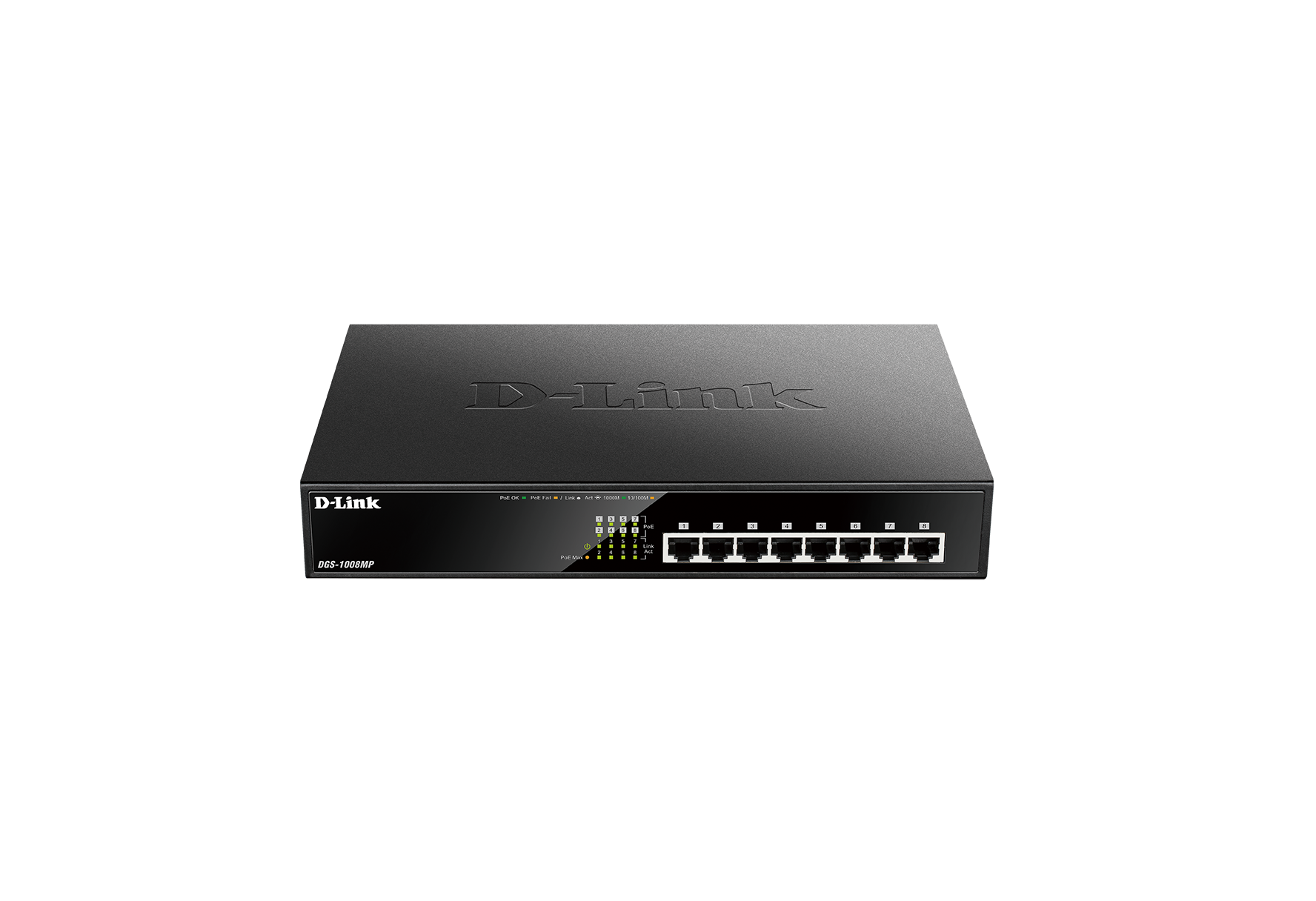 سوئیچ 8 پورت POE گیگابیتی و دسکتاپ/رکمونت دی لینک مدل DGS-1008MP
