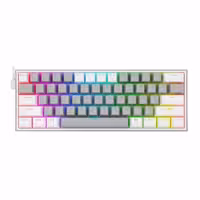 کیبورد مکانیکال گیمینگ ردراگون Redragon K617 FIZZ RGB Grey/White