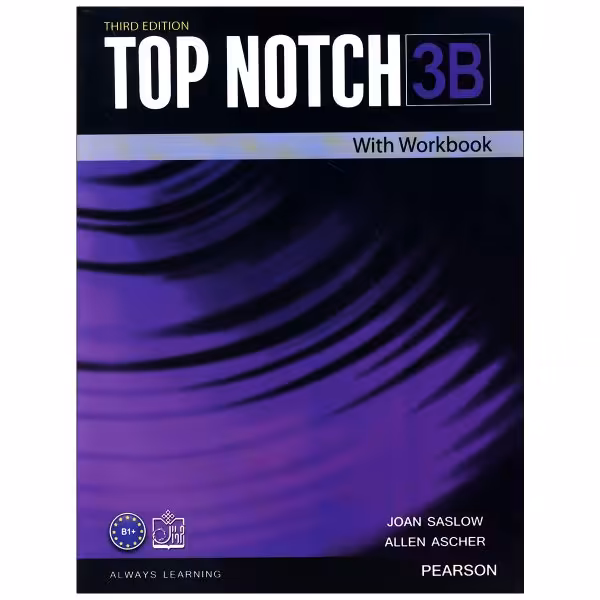 کتاب top notch 3b اثر JOAN SASLOW & ALLEN ASCHER انتشارات زبان مهر