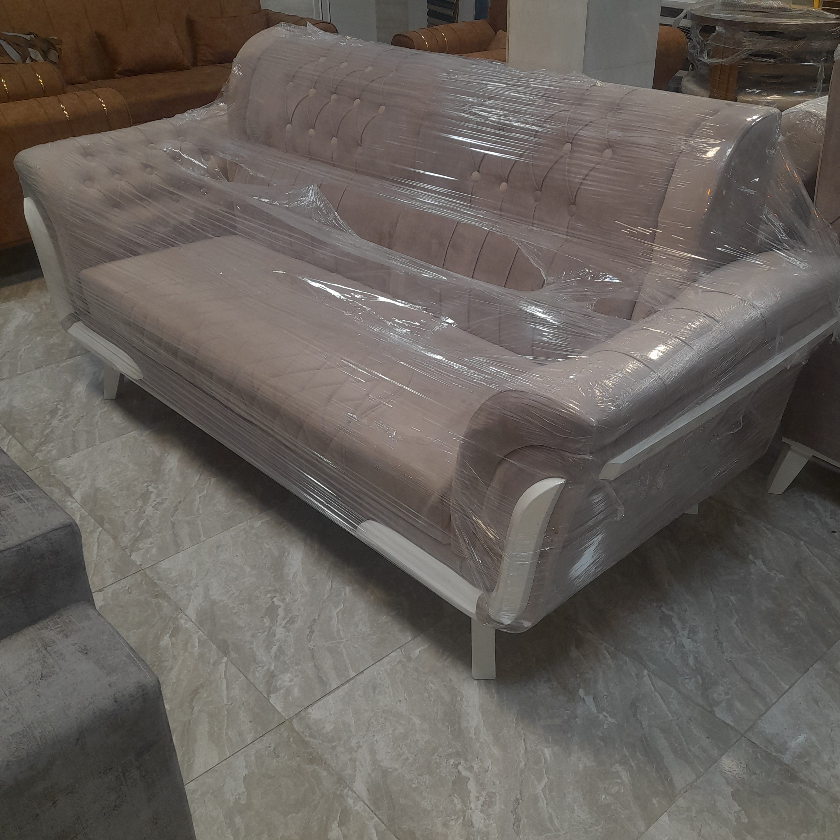 مبل راحتی مارشال چوب روس نما راش 7 نفره پس کرایه و ارسال به مقصد بعد تحویل