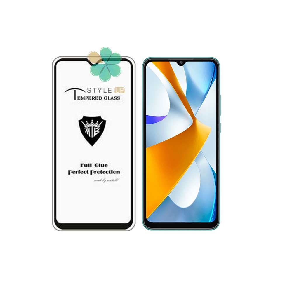 گلس میتوبل گوشی شیائومی Xiaomi Poco C40 مدل تمام صفحه