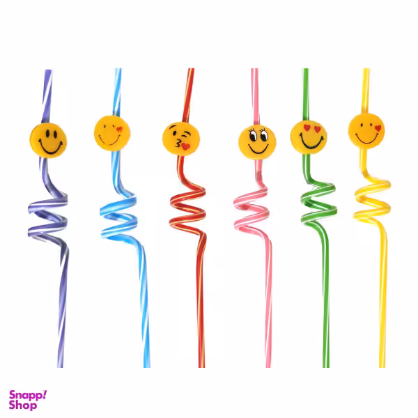 نی شربت خوری کد D32 بسته 6 عددی