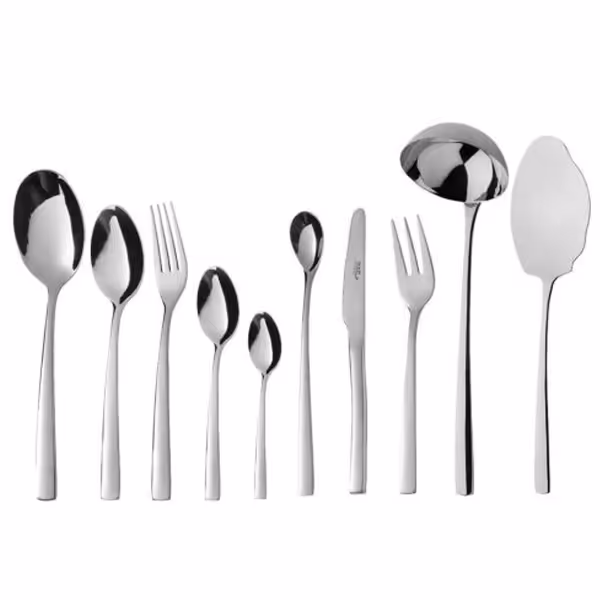 سرویس قاشق چنگال 98 پارچه ناب استیل مدل فلورانس