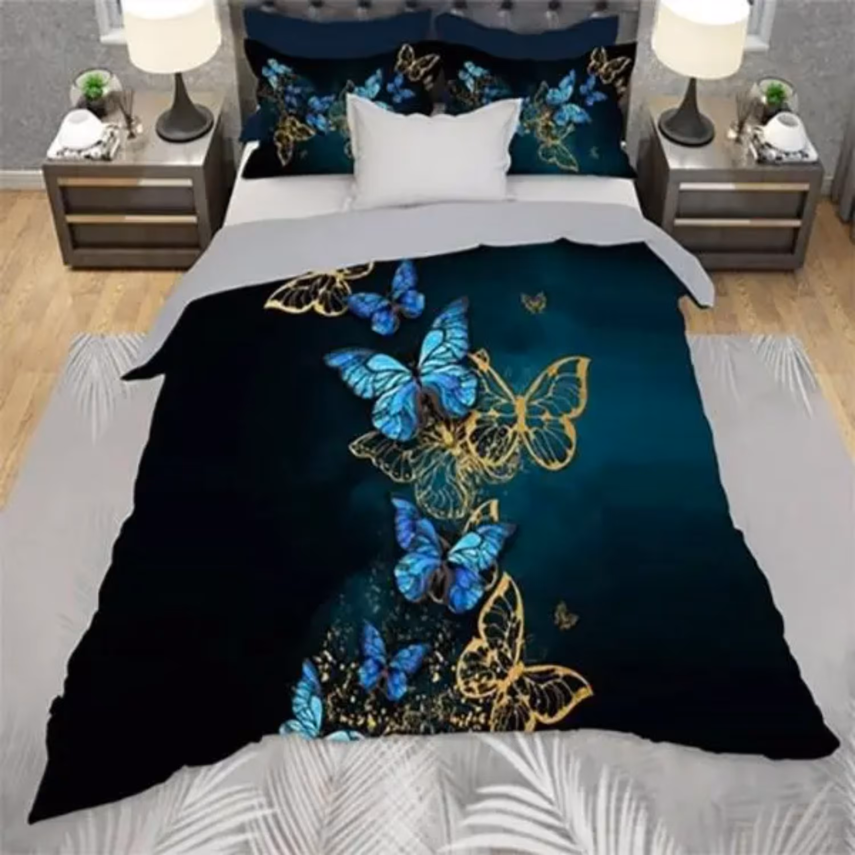 روتختی دونفره  چاپ سه بعدی میکرو شش تکه طرح پروانه