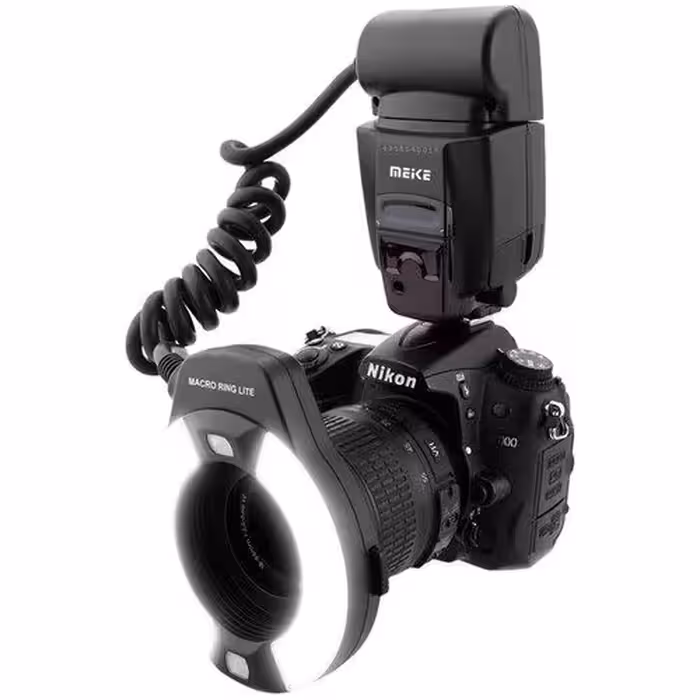 رینگ فلاش میک مخصوص نیکون Meike MK-14EXT TTL Macro Ring Flash for Nikon