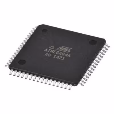 مجموعه 2 عددی میکروکنترلرATMEGA64A-AU پکیج SMD TQFP-64