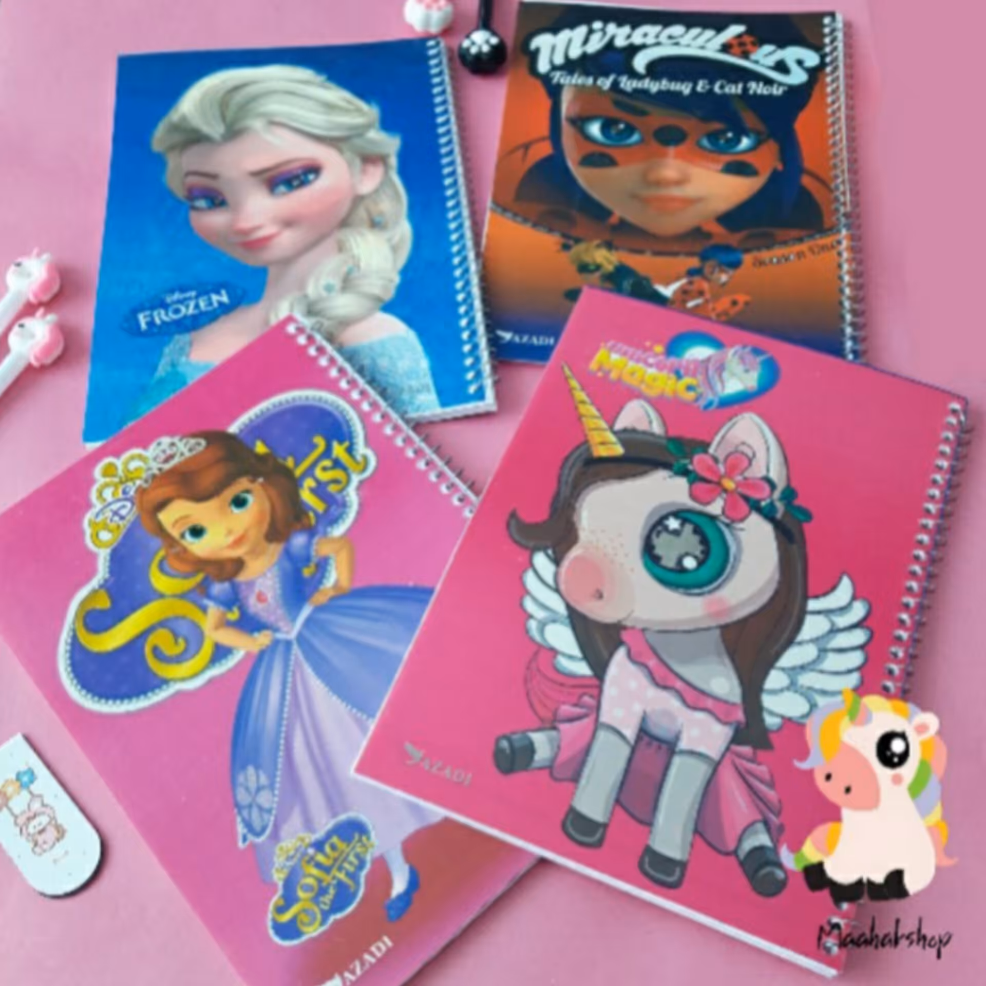 دفتر سیمی 50 برگ جلد طلقی