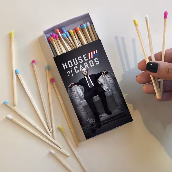 کبریت 10 سانتیمتری طرح سریال house of cards