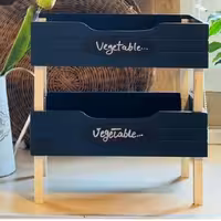 استندرو کابینتی جا سیب و پیاز  رنگی با کیفیت همراه جعبه کادویی(کاملا قابل شستشو )