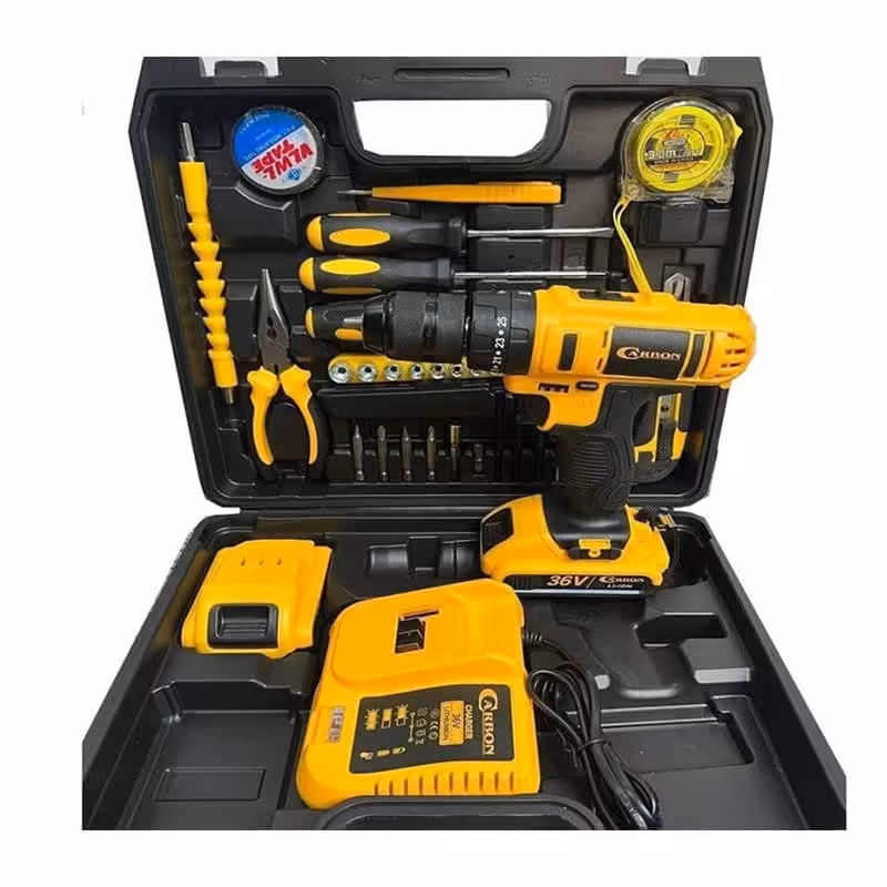 کیت دریل شارژی 36 ولت کربن