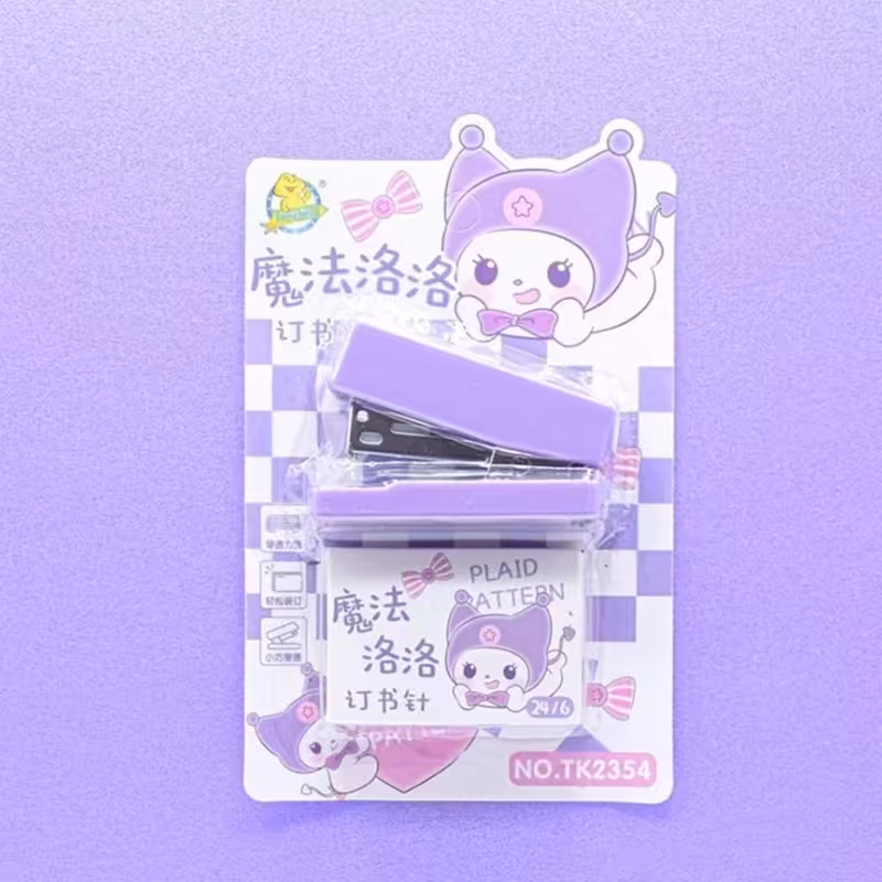 ست منگنه و سوزن منگنه فانتزی بنفش منگنه فانتزی کوچک بنفش ملودی و دوستان 