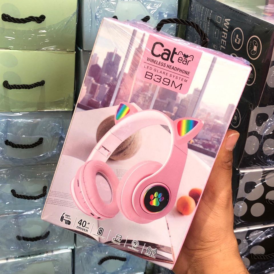 هدفون  b39m  رنگ آبی