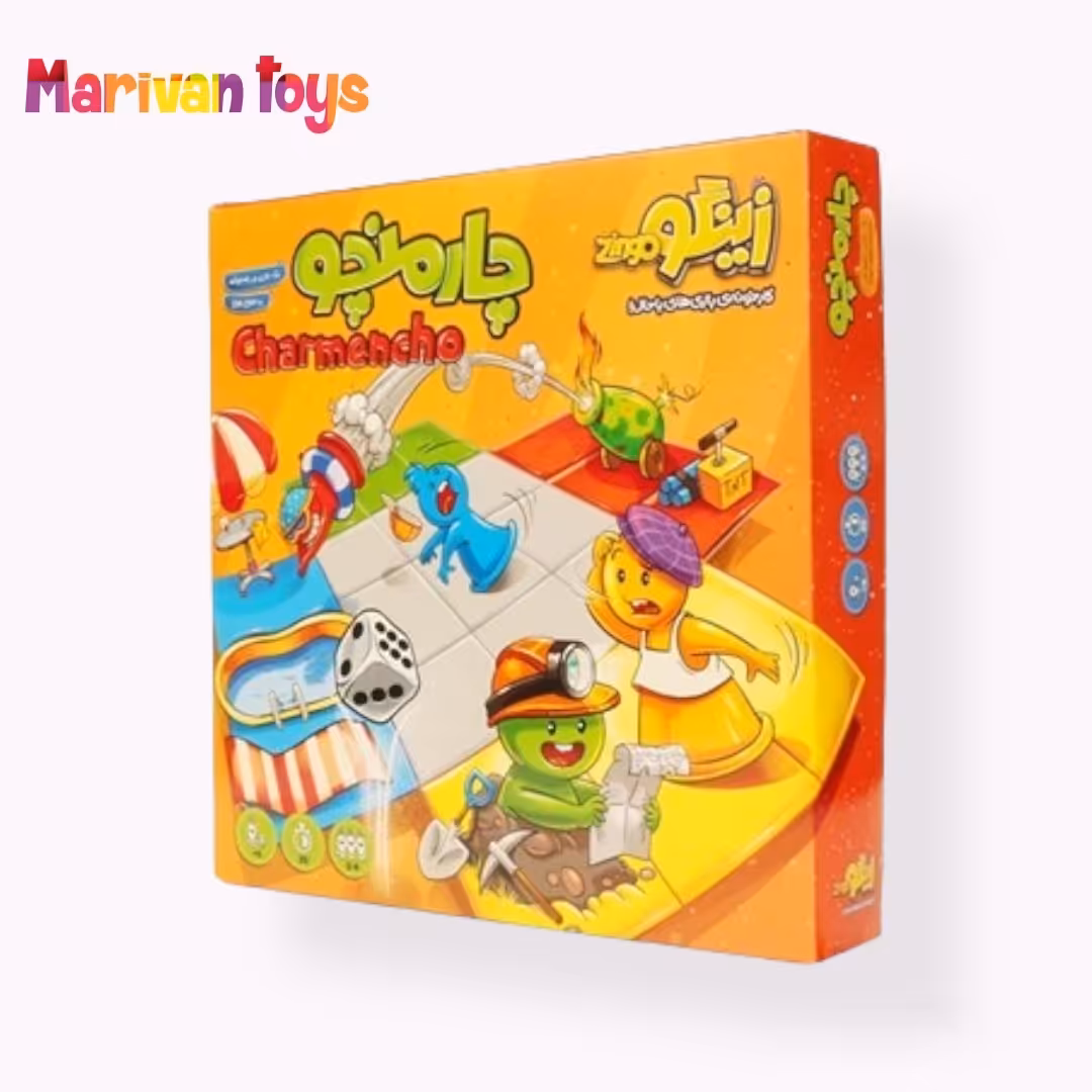 بازی فکری چارمنچو  2 تا 4 نفره مناسب 6 سال به بالا
